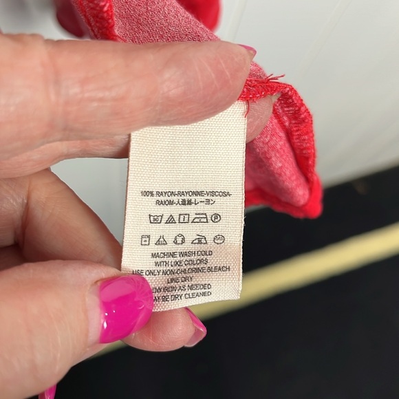 Free People Womens Dress XS Red Orange Sleeveless Pullover Flare Skirt Vibrant - Picture 6 of 12